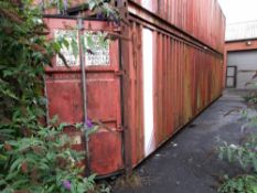 Steel Storage Container, 40FT with Contents (viewi