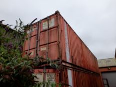 Steel Storage Container, 40FT with Contents (viewi