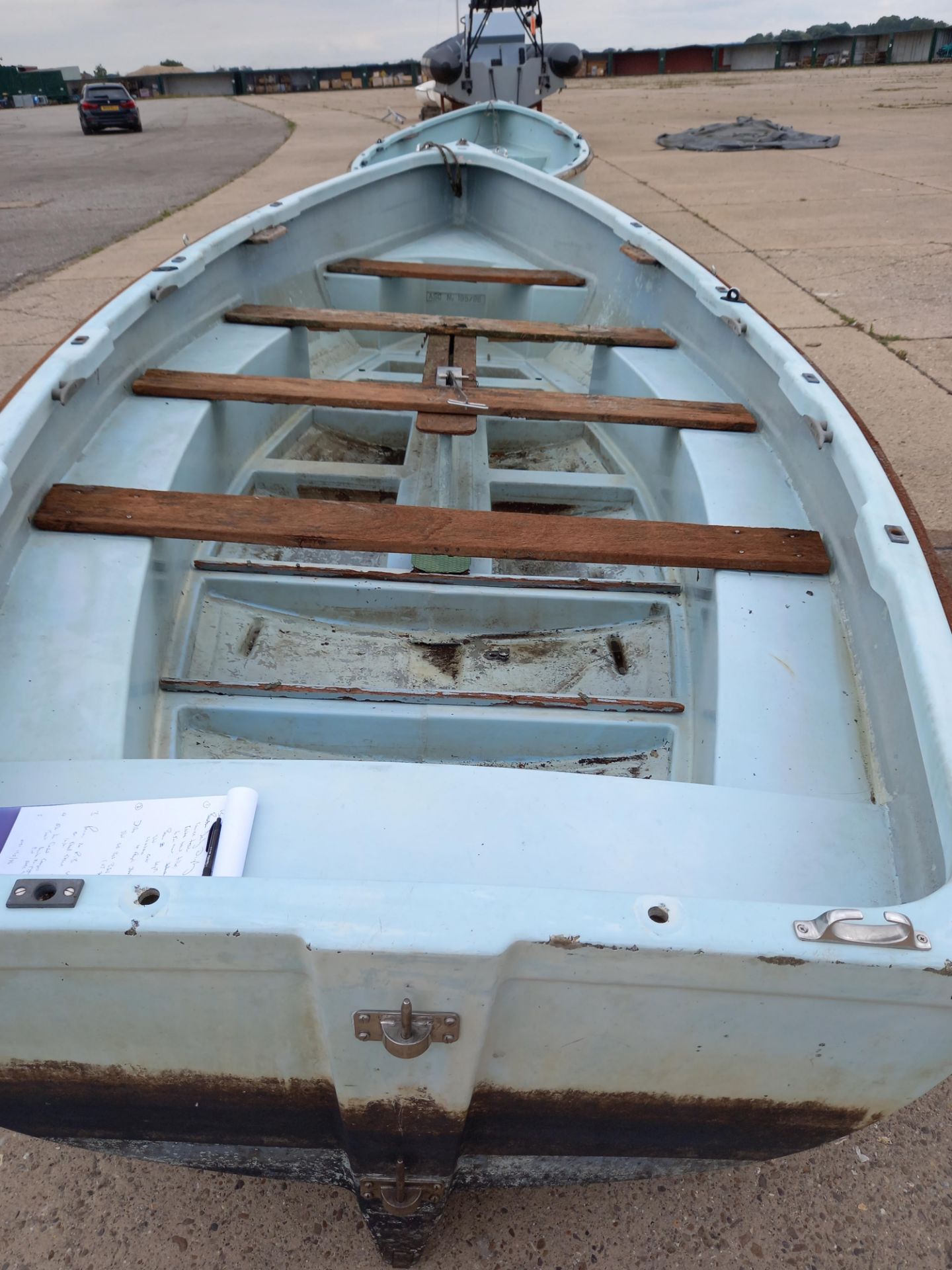 GRP Sailing/Rowing Boat- ex sea cadets - Image 4 of 10