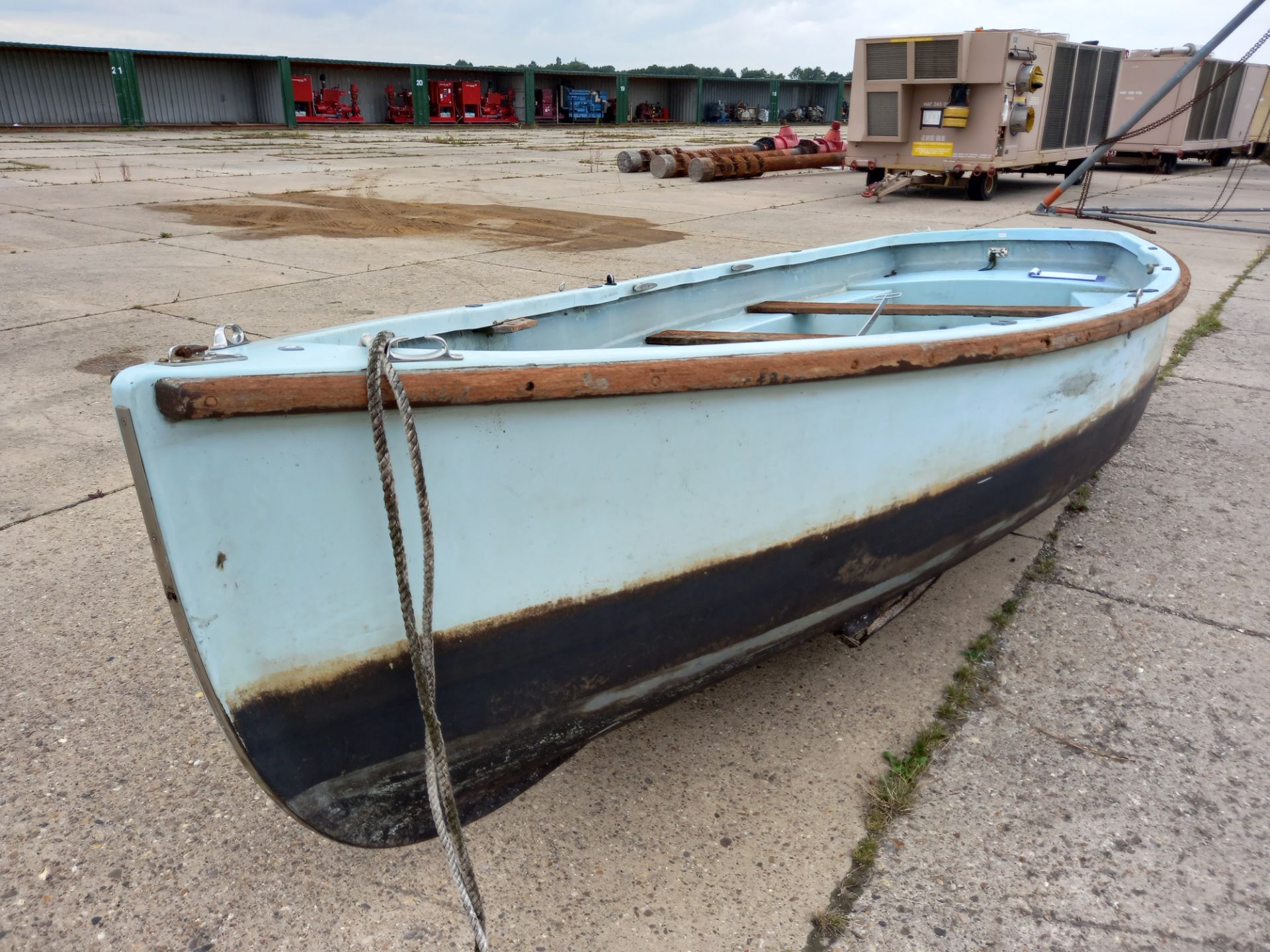 GRP Sailing/Rowing Boat- ex sea cadets - Image 2 of 10