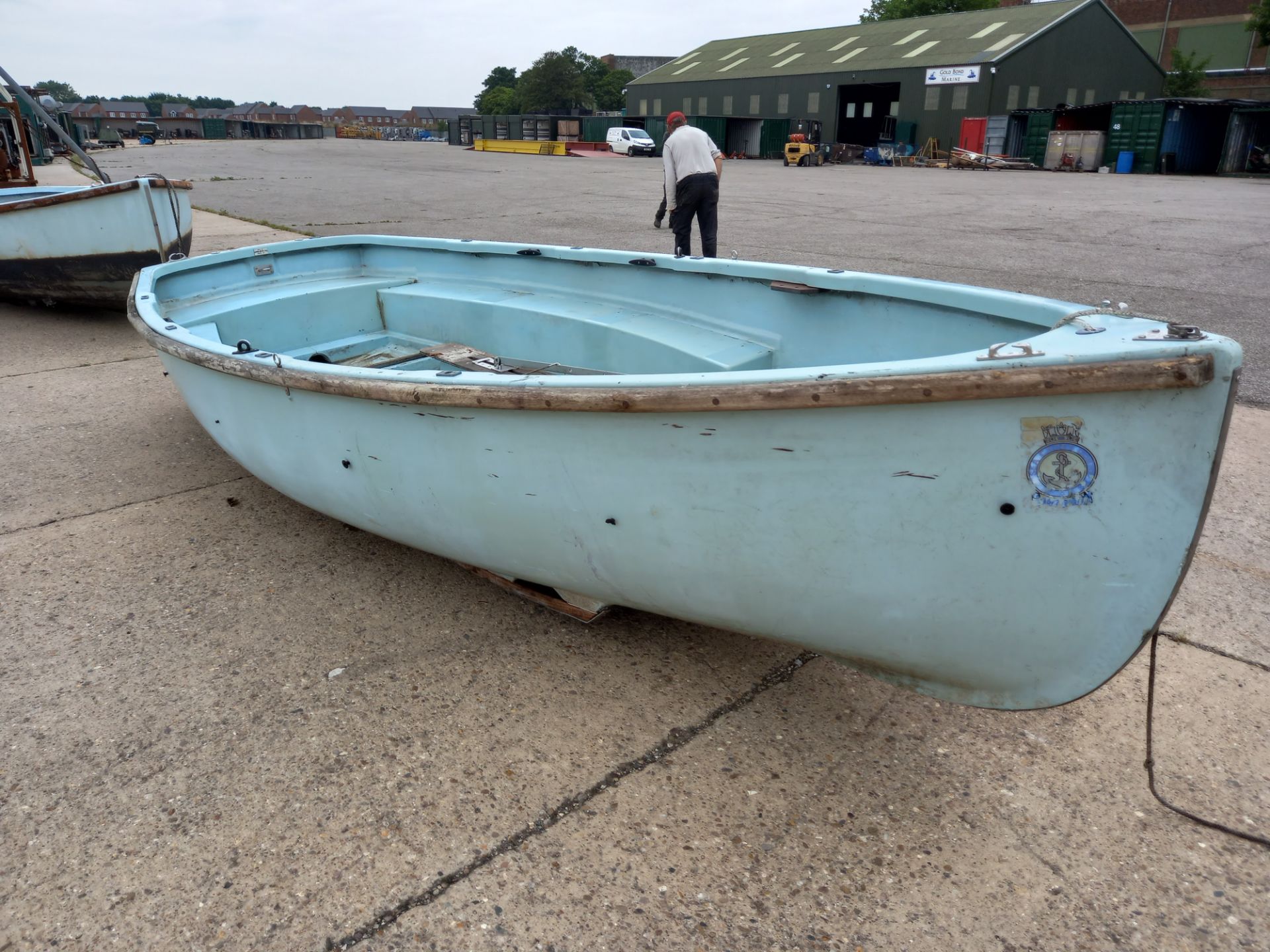 GRP Sailing/Rowing Boat- ex sea cadets - Image 3 of 12