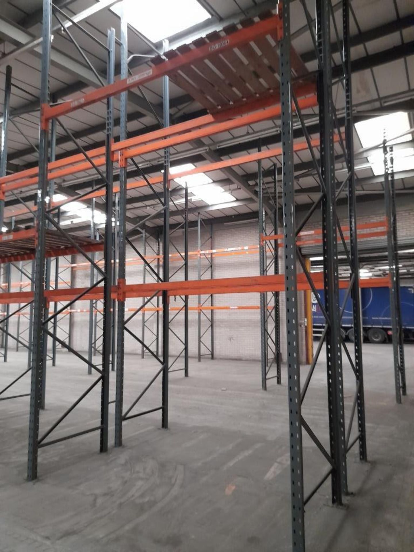 50 bays of DEXION industrial pallet racking, heigh - Image 11 of 11