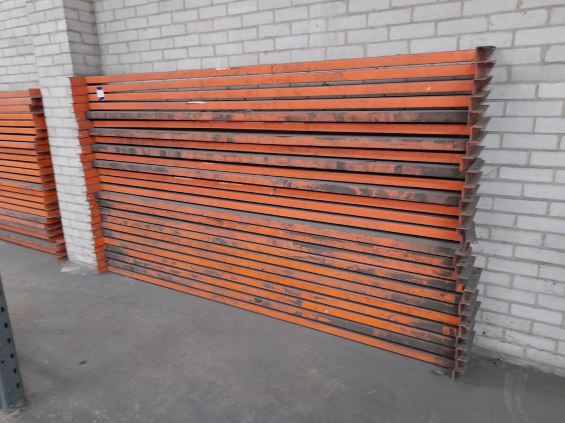 24 bays of DEXION industrial pallet racking, heigh - Image 8 of 8