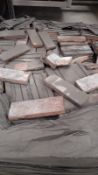 Pallet of reclaimed parquet flooring