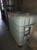 Skid mounted/caged empty IBC (previously held Adblue)