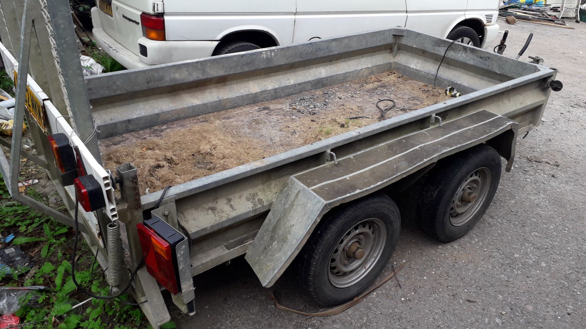 Buffalo BT59X4165PT Twin Axle Galvanised Trailer, 2,600Kg, Loading Ramp Serial Number - Image 4 of 5