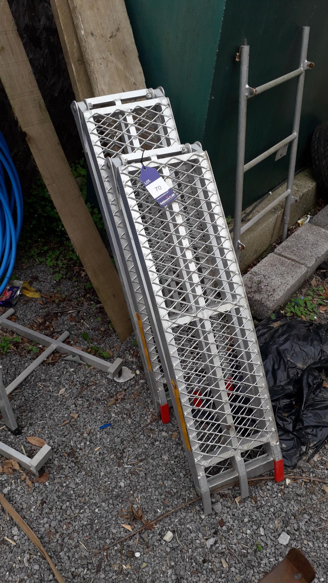 Pair of Stallion Aluminium Folding Loading Ramps