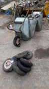 Three Wheelbarrows & Quantity of Spare Wheels