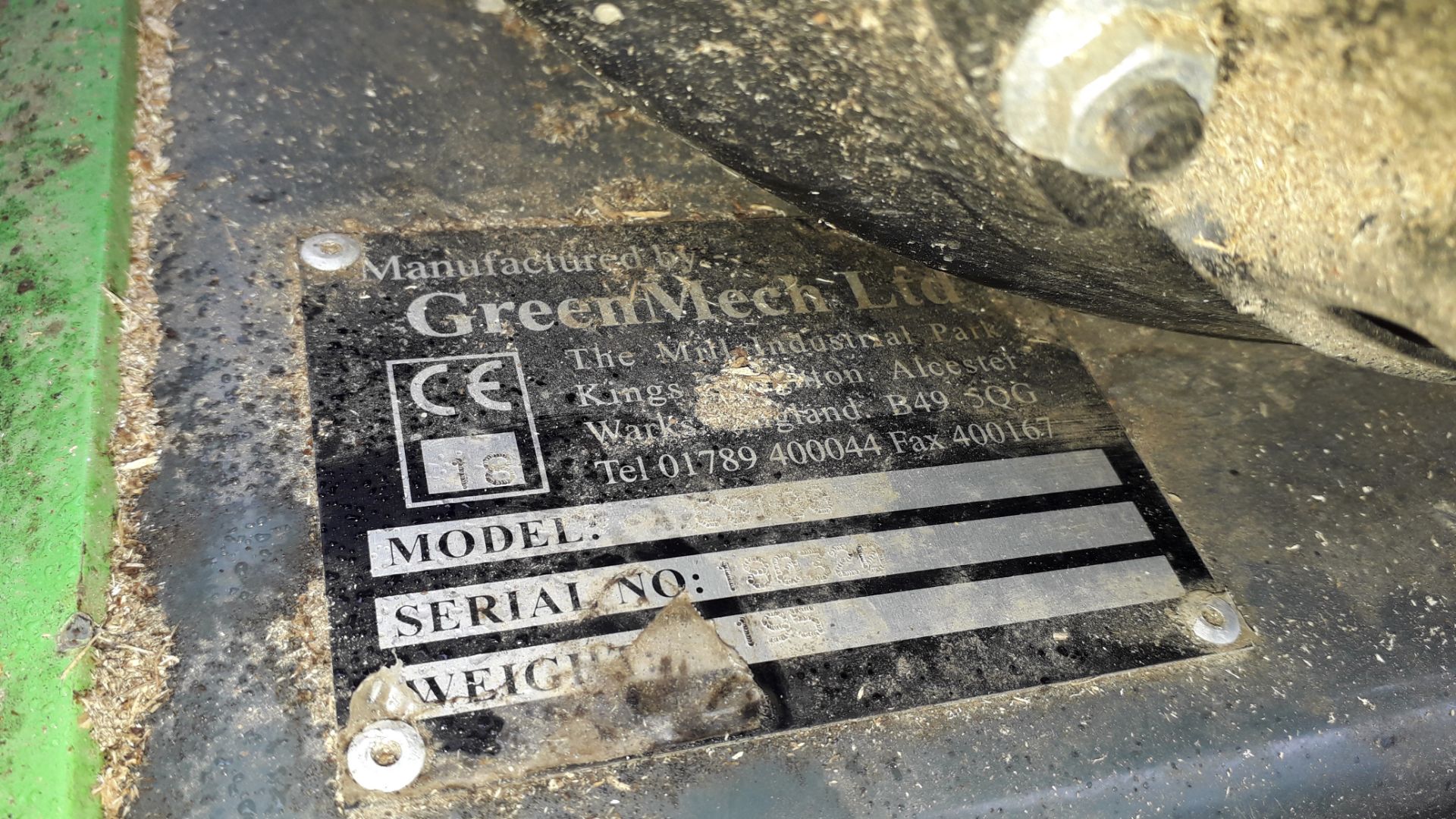 Greenmech CS100 Tow Along Wood Chipper, Serial Number 180320 (2018) with Spare Blades - Image 3 of 3