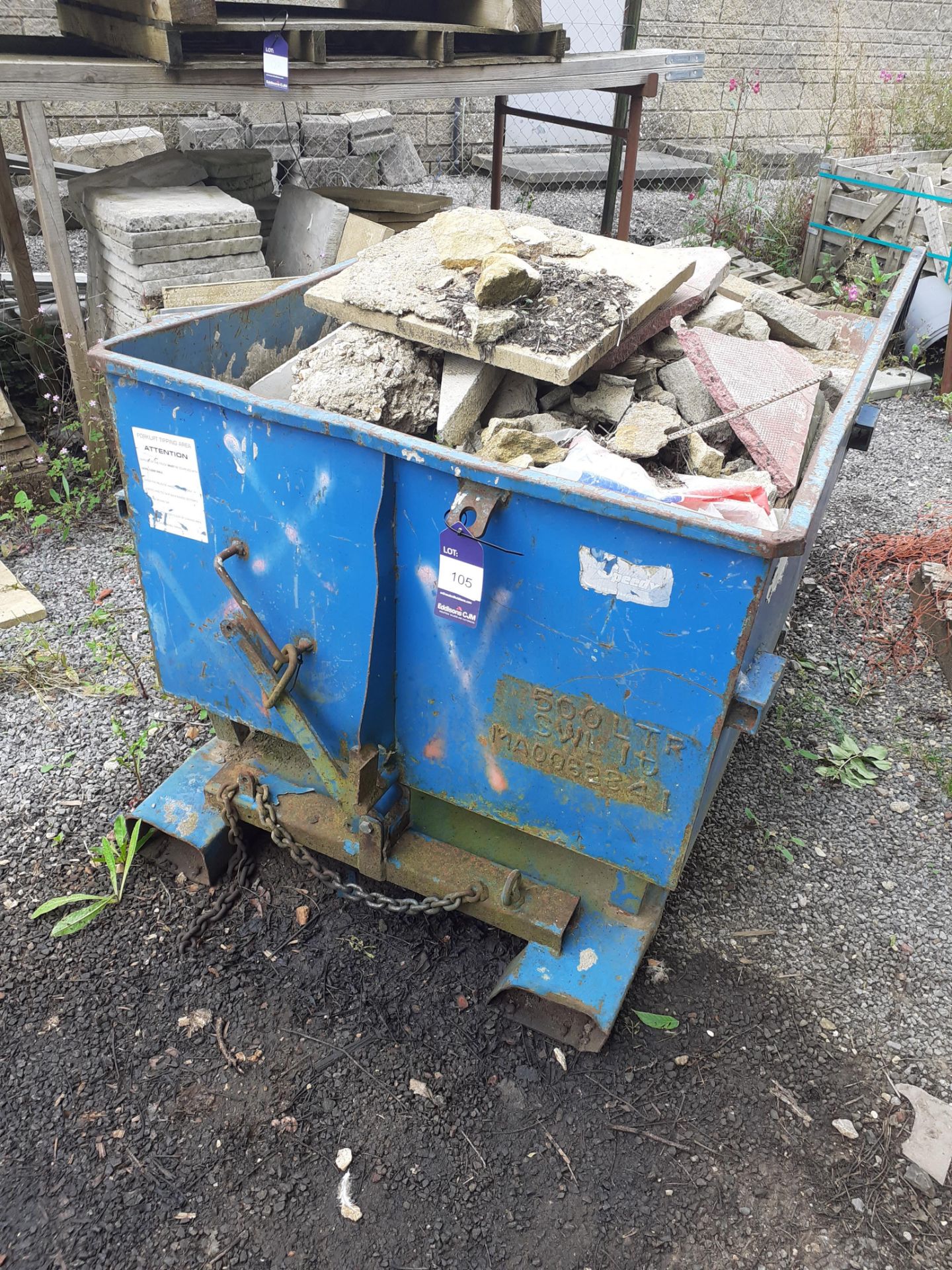 Forklift Tipping Skip