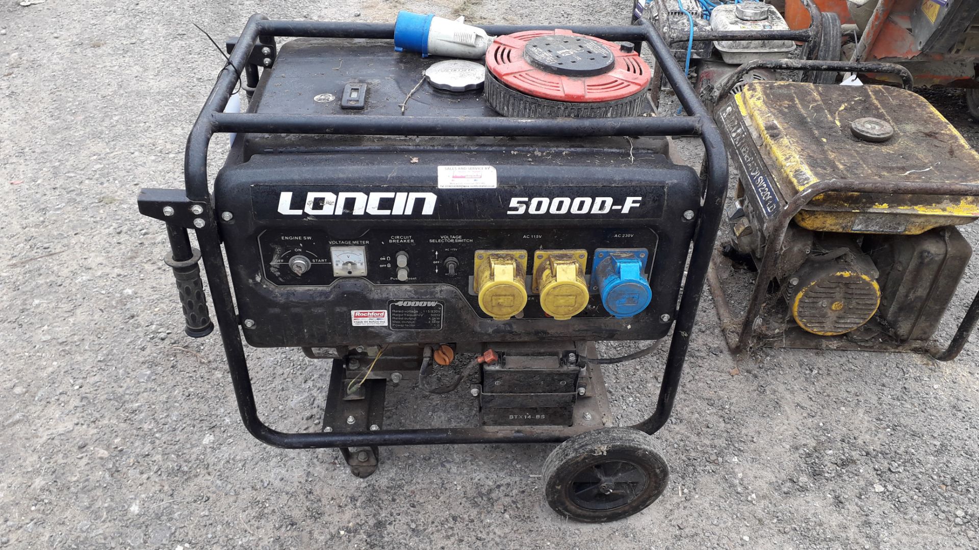 Loncin 5000 D-F 4000w Mobile Generator Set (2013) - Image 3 of 4