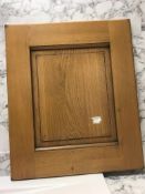 Solid oak kitchen doors, approx. 224 items boxed (Manifest in photos) (Collection LS12)