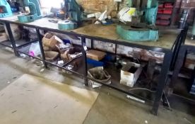 Steel Fabricated Work Table Approximately (3013x900)