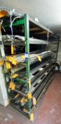 Contents of Stock to Rack to Include Various Stainless Steel, Mild Steel Round and Flat Bar