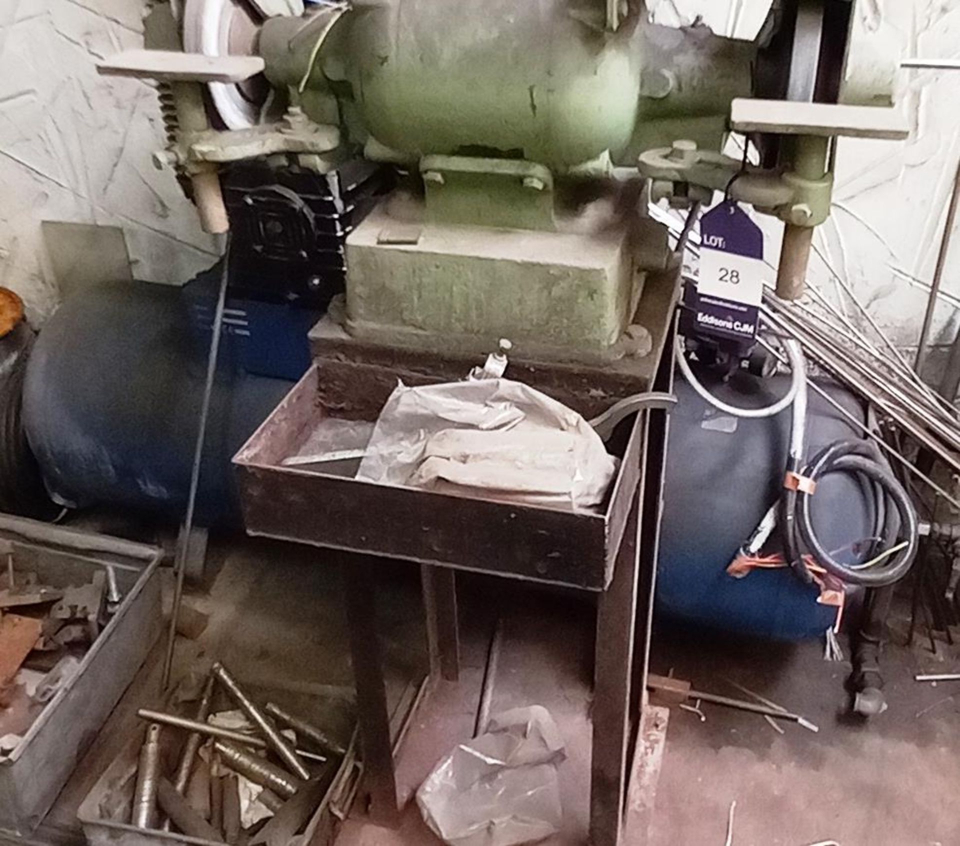 Unbranded Twin Wheel Heavy Duty Bench Grinder