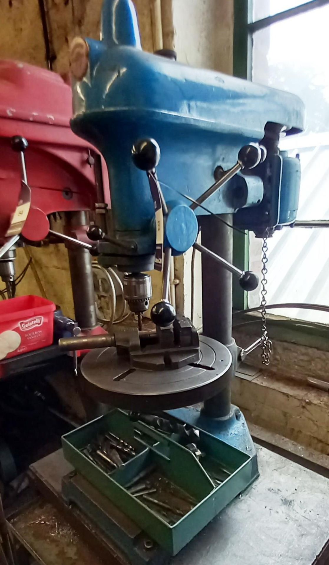 Kerry Drillmaster Pedestal Drill with Rise and Fall Table, Machine Vice and Various Drill Bits - Image 2 of 2