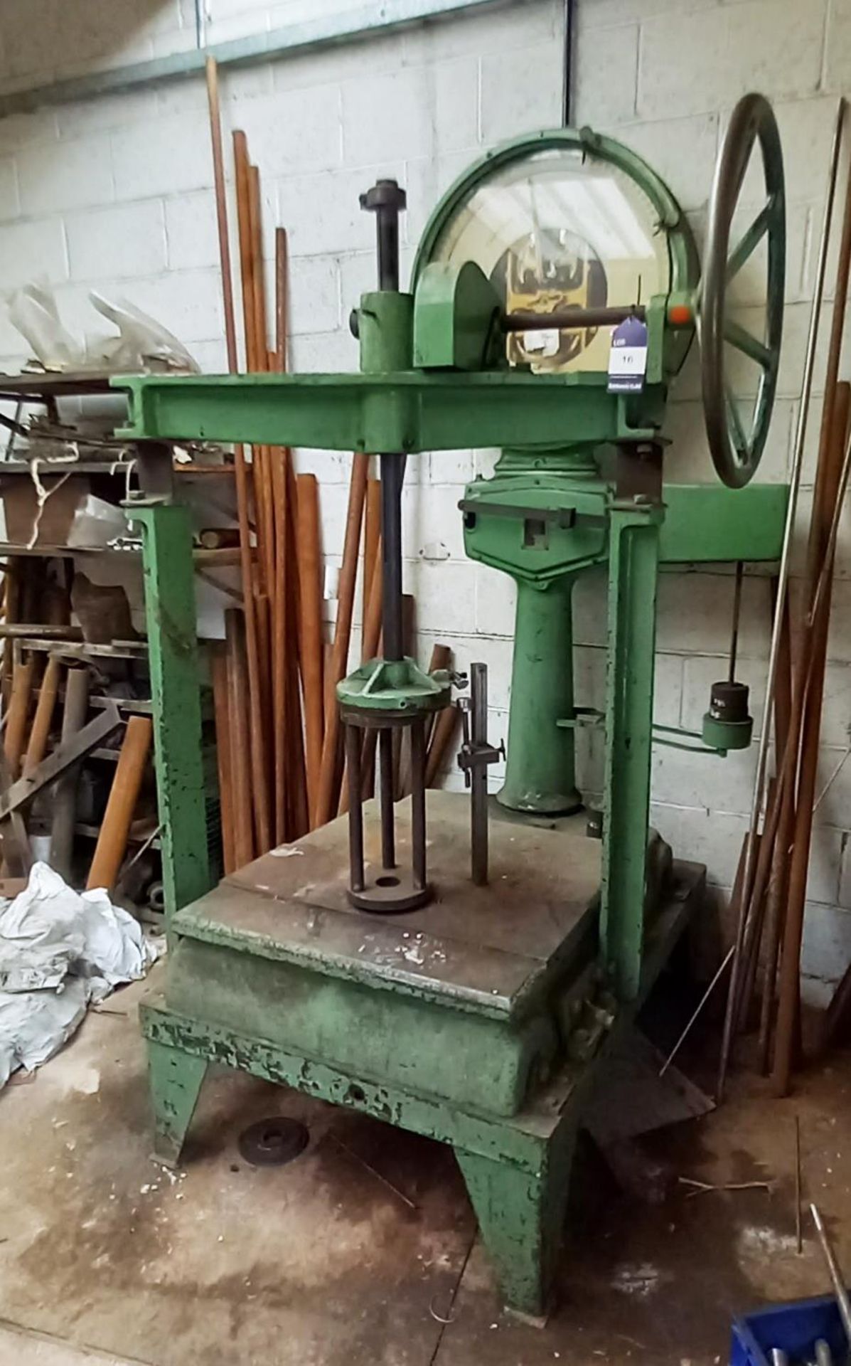 Steel Fabricated Manual Press with Avery Scale 2,000lb Capacity