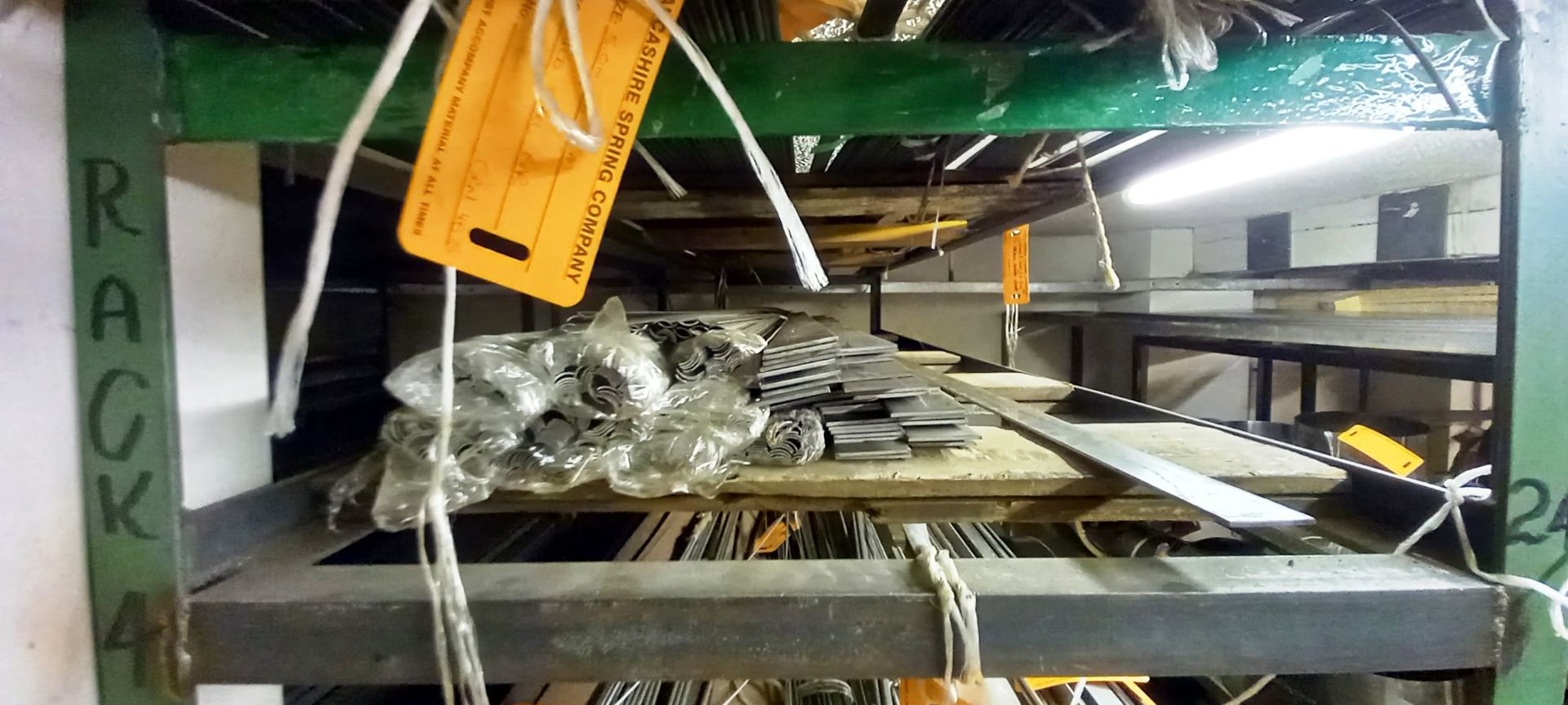 Contents of Stock to Rack to Include Various Stainless Steel, Mild Steel Round and Flat Bar - Image 5 of 5