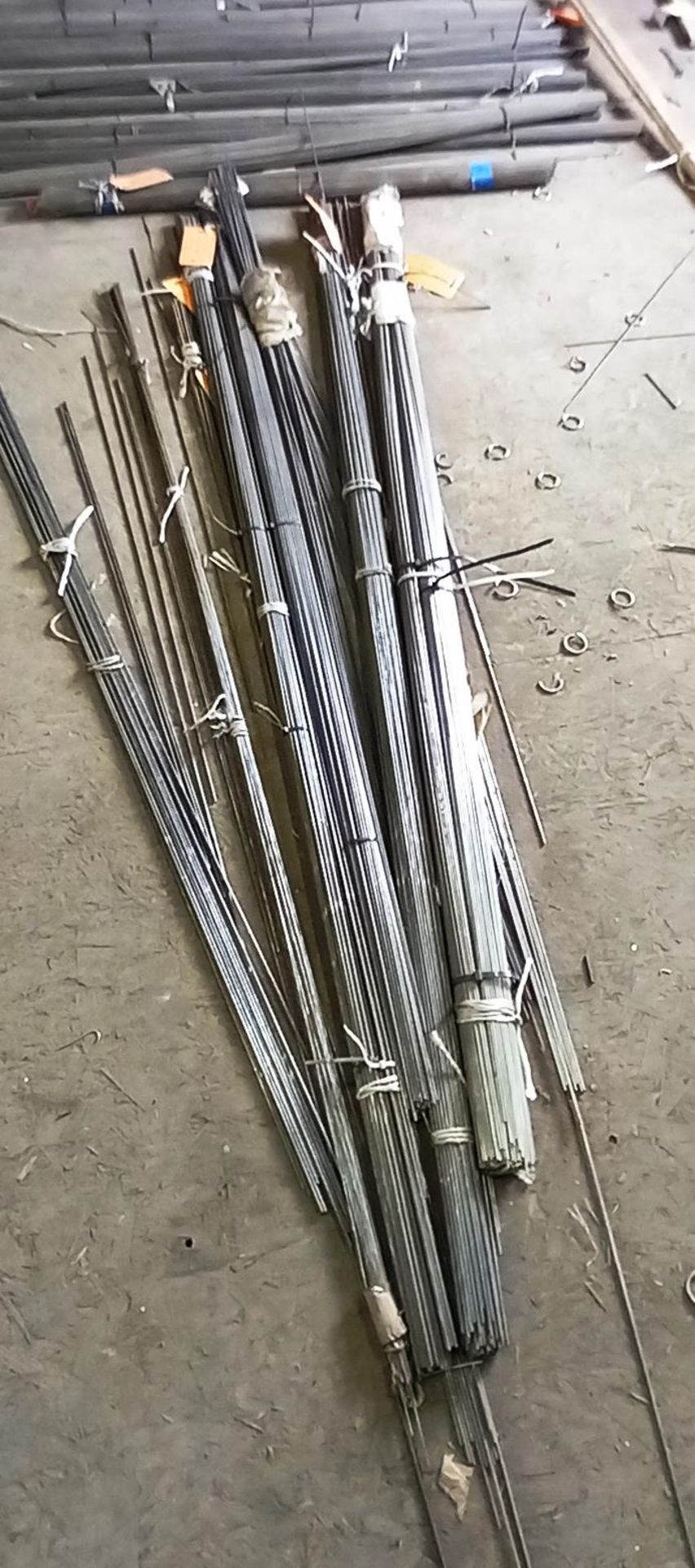 Large Quantity of Various Stainless Steel Wire Stock to Floor - Image 2 of 3