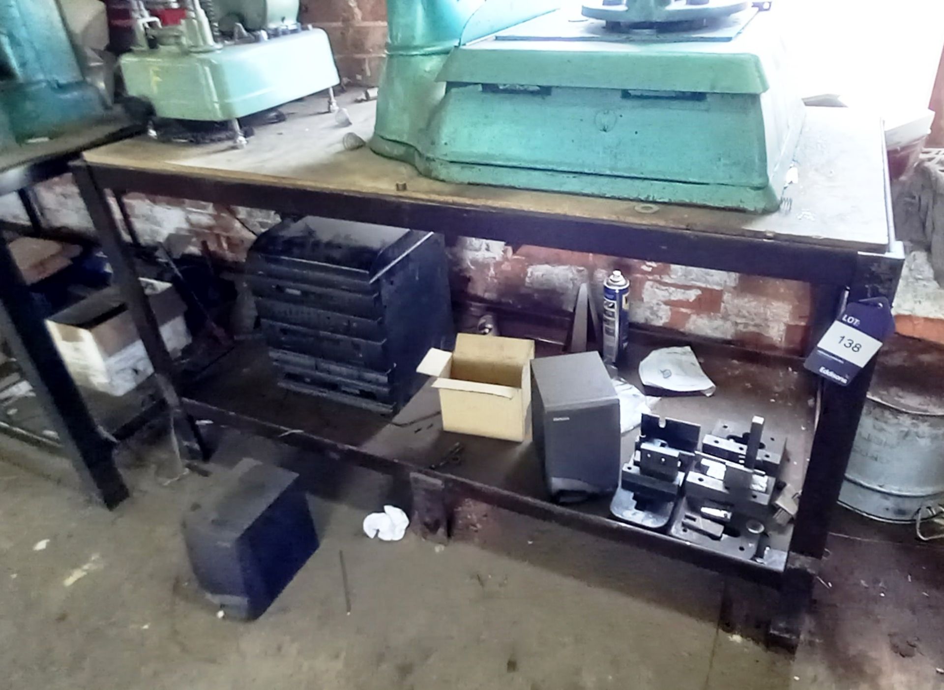 Steel Fabricated Work Table Approximately (1530x710)