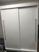 Sliding wardrobe solid back, H2080 x w1500 x d600 (viewing and collection from Unit B, Scotch Park