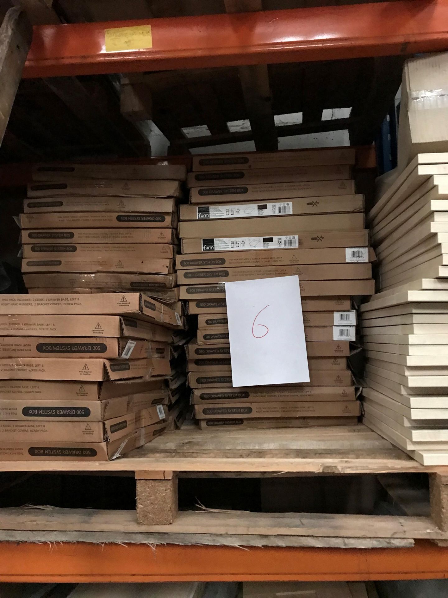 Drawer boxes (pallet 6) (viewing and collection from Unit B, Scotch Park Trading Estate, Forge Lane,