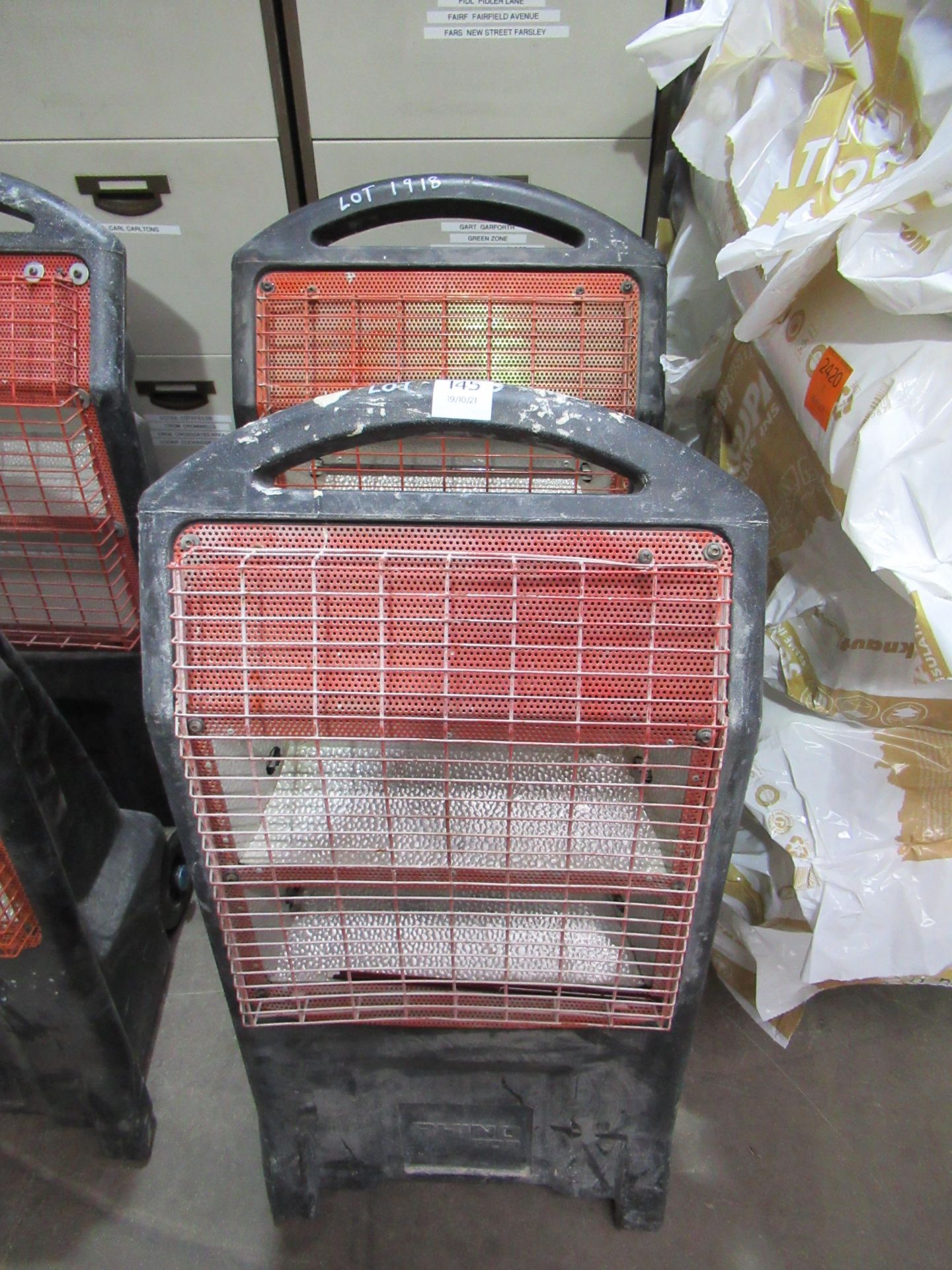 2x Rhino TQ3 110v mobile heaters