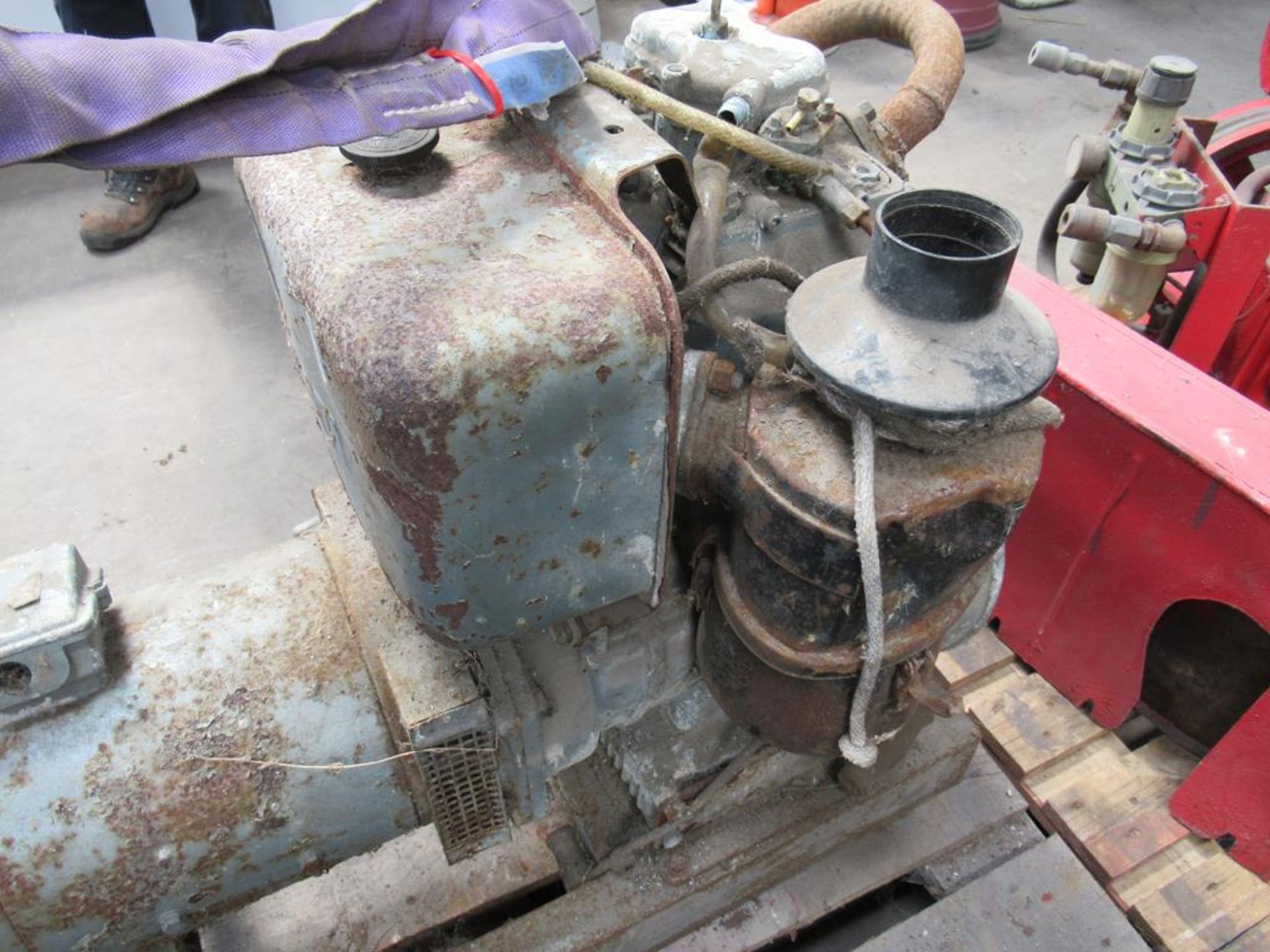 Ducati petrol driven vintage frame mounted generator - Image 5 of 5