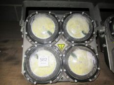 A heavy duty LED 4 Cluster, industrial light