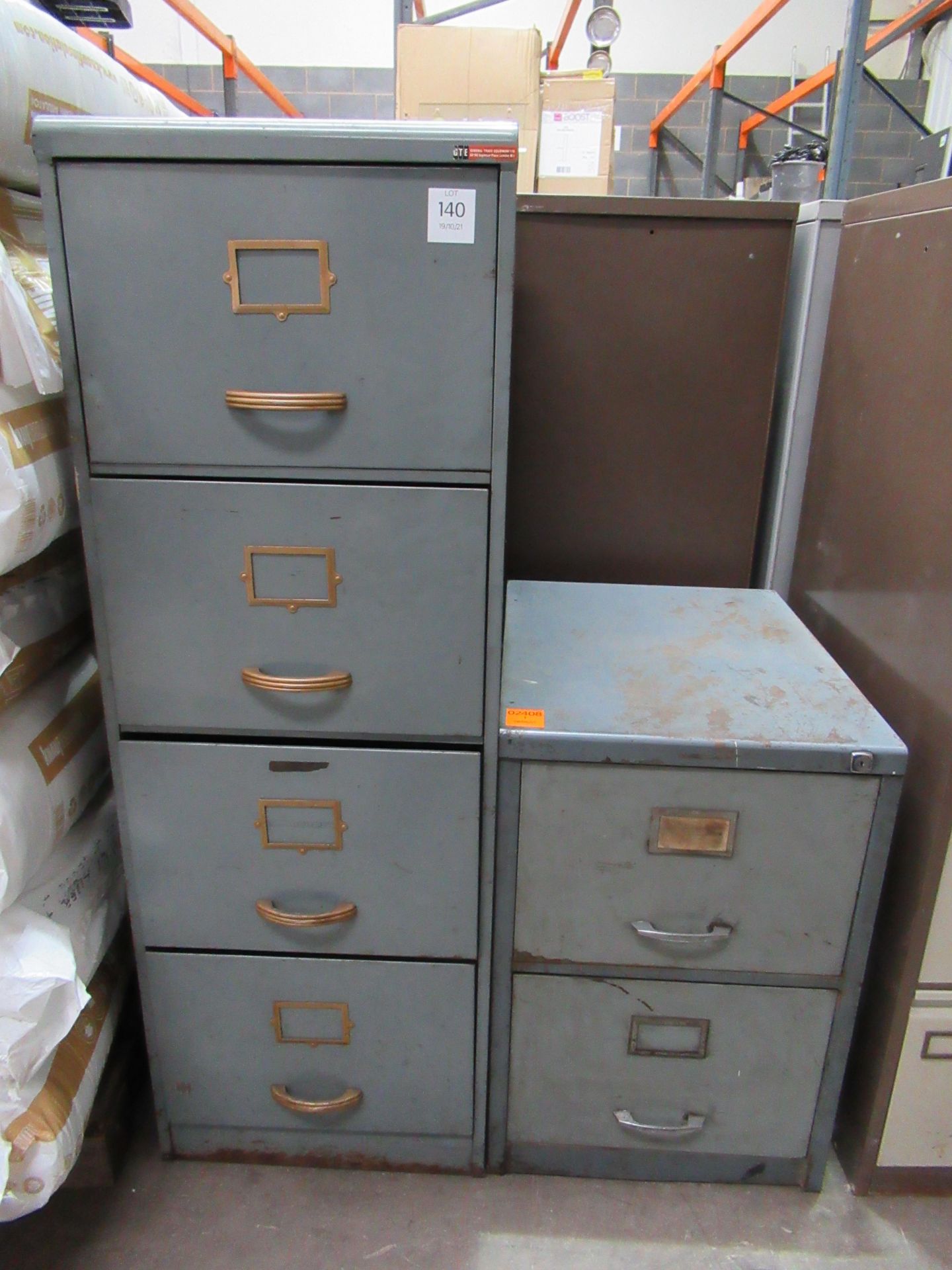 4 Drawer Filing Cabinet and 2 Drawer Filing Cabinet