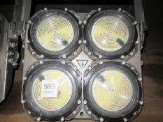 A heavy duty LED 4 Cluster, industrial light