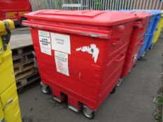 Taylor 1100L Wheelie Bins with External Forklift Pockets