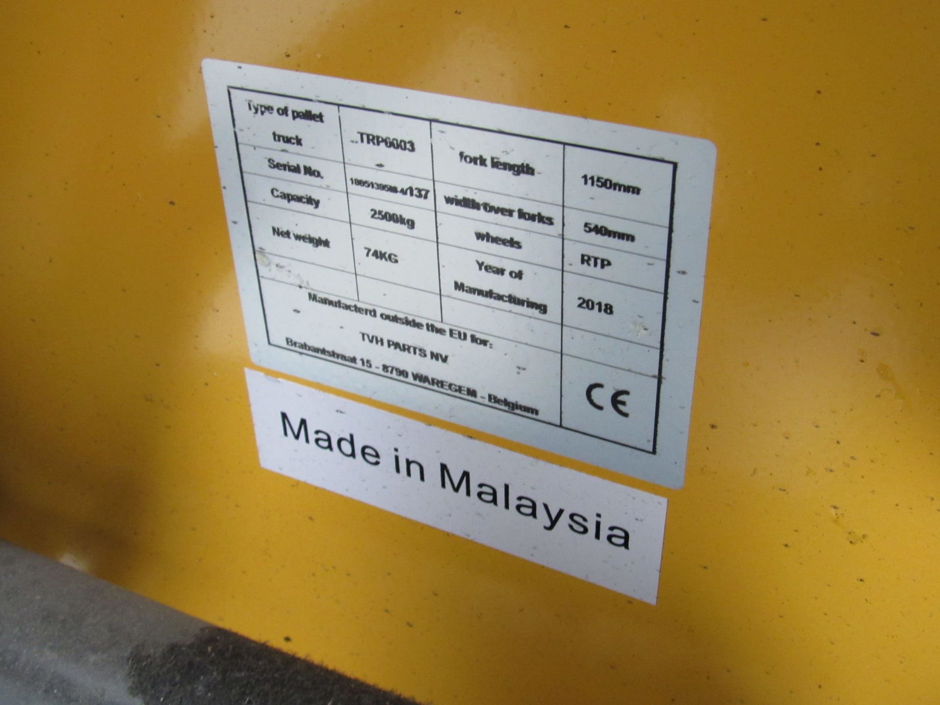 Total Source, 2500kg Pallet Truck - Image 4 of 4