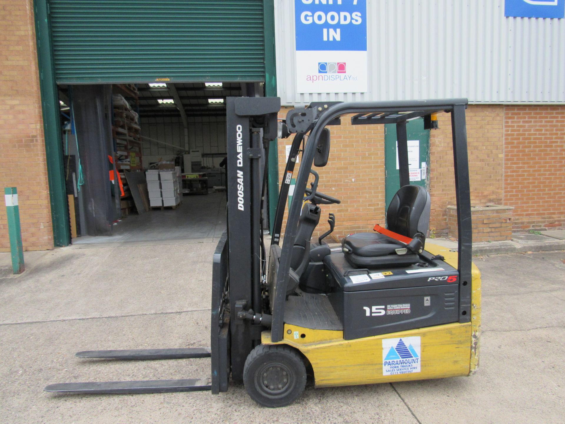 Doosan Daewoo B15T-5 Battery Forklift, 1320kg Capa - Image 16 of 21