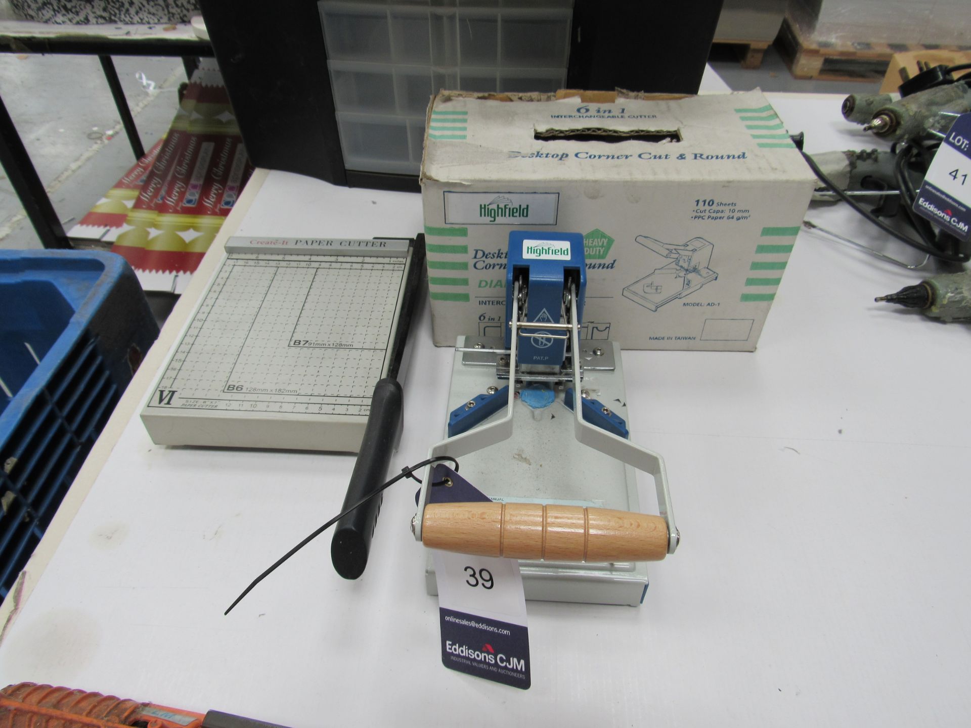 Create IT Paper Cutter and Highfield Desktop Corne