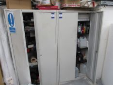 2 Steel Cabinets and Contents