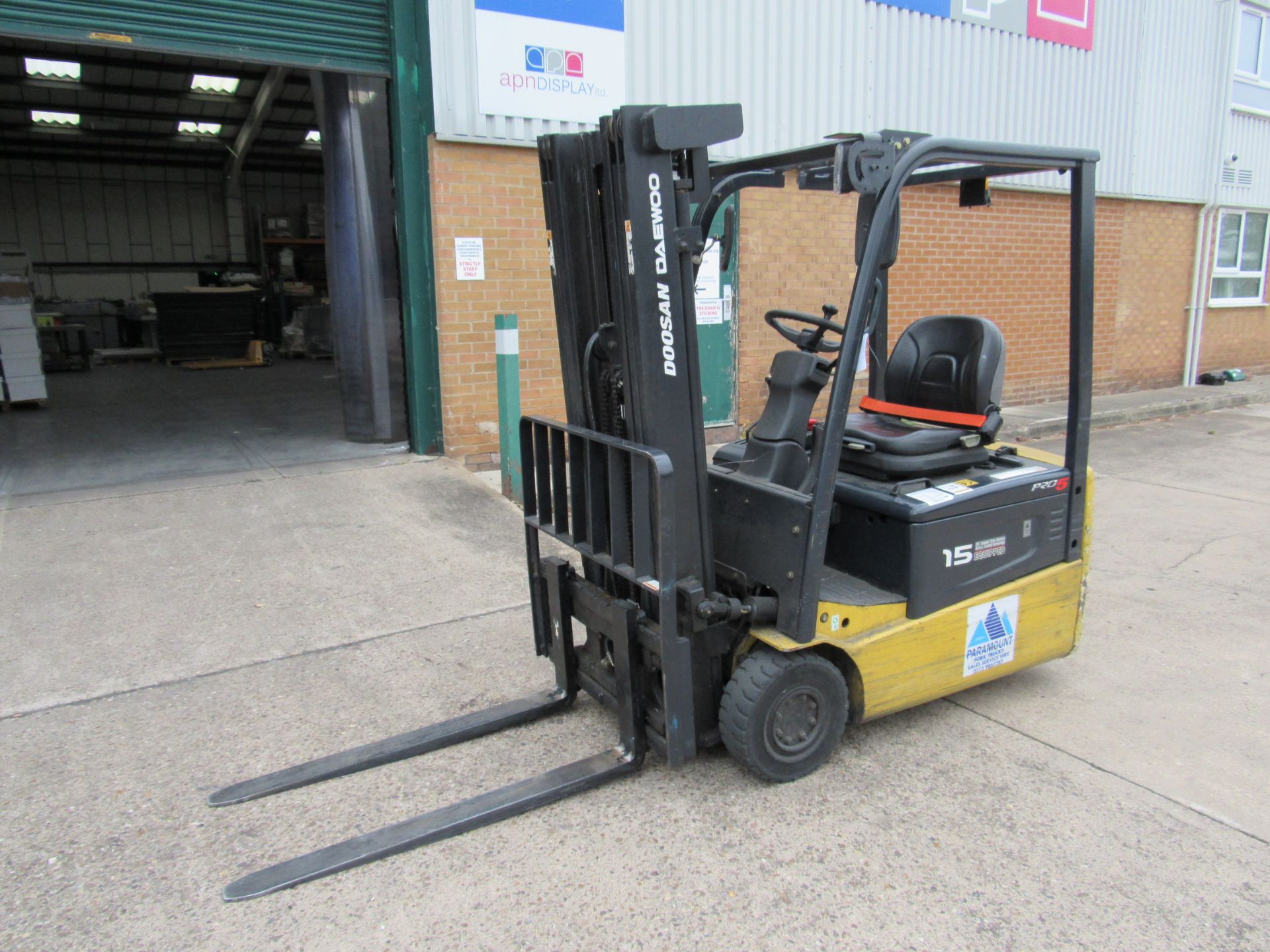 Doosan Daewoo B15T-5 Battery Forklift, 1320kg Capa - Image 12 of 21