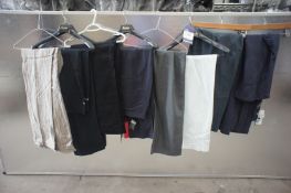 8 x Various designer casual trouser, 36W, Various leg sizes