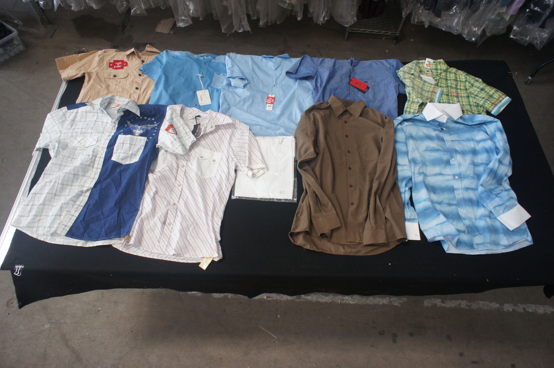 10 x Various long and short sleeve designer shirts, L