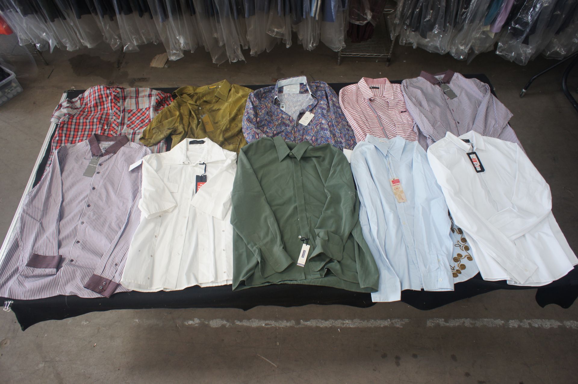 11 x Various designer long / short sleeve shirts, XXL