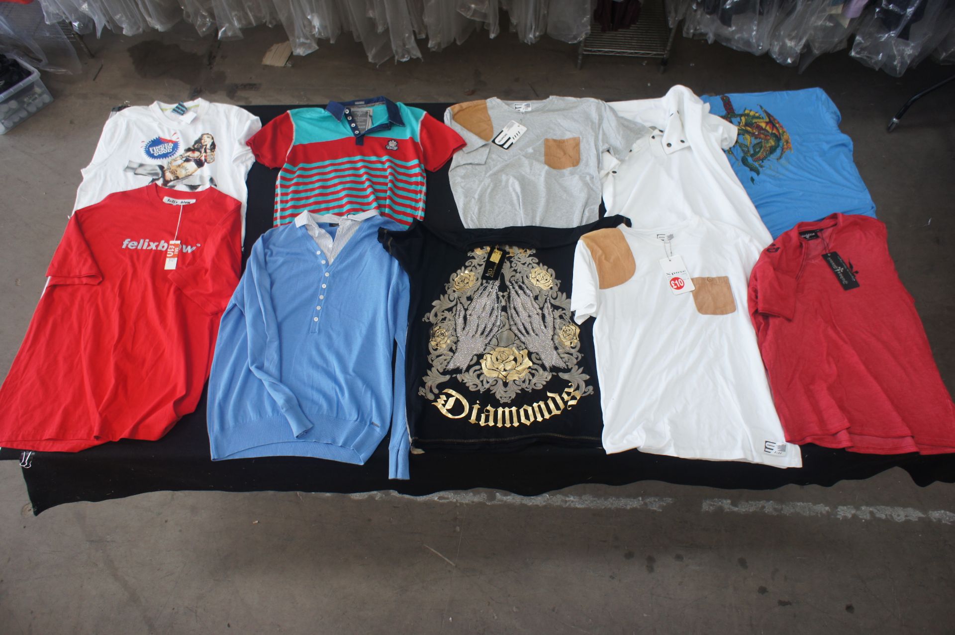 20 x Various designer T-shirts / jumpers, XL