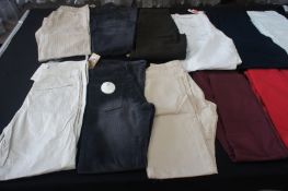 15 x Various designer casual trousers, 30W, Various leg sizes including S, M, L)