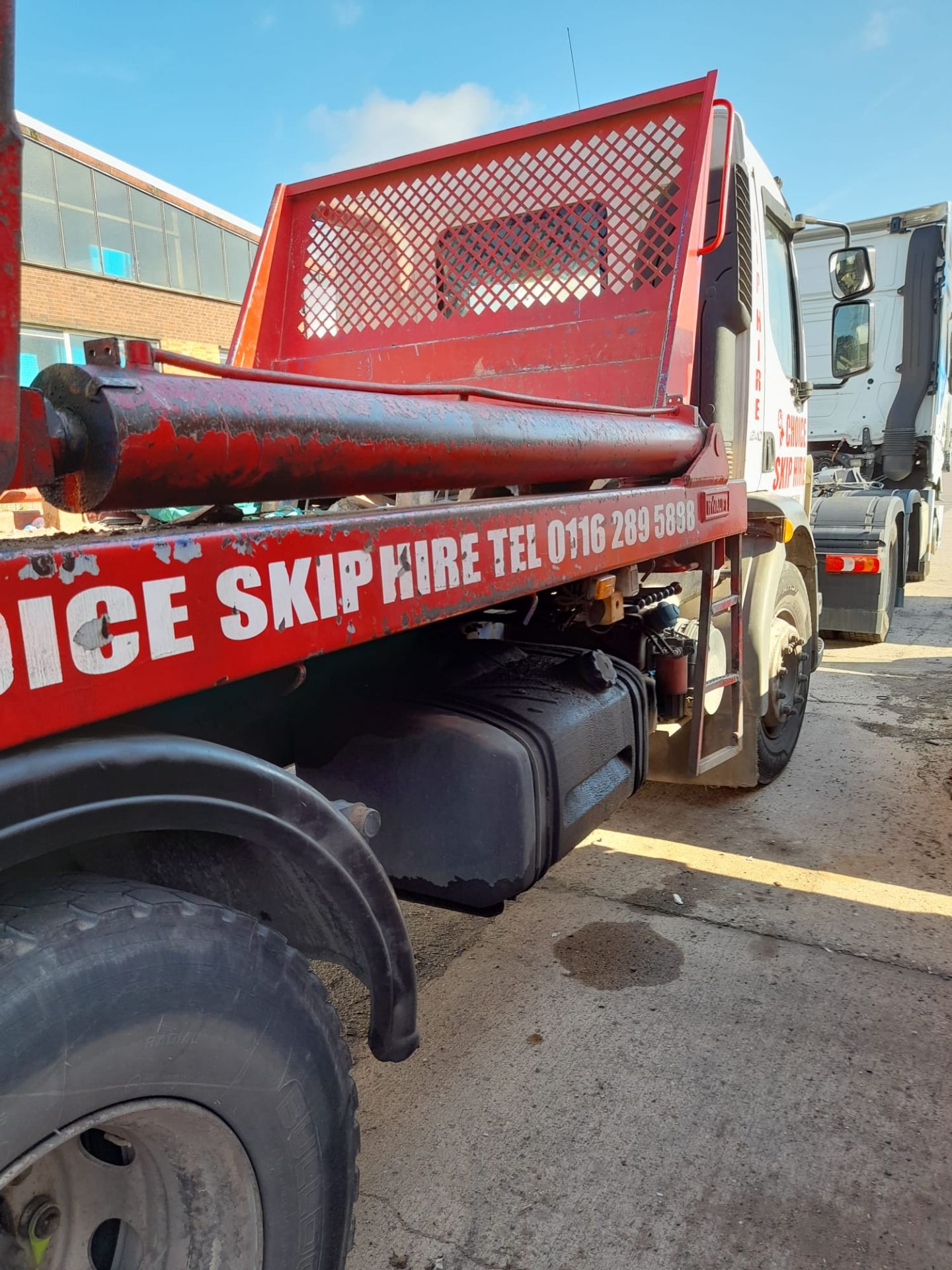 Volvo FL 240 Skip Lorry, With Hyvalift Skip body, Registration YK07FBZ, Possible ECU Fault, Odometer - Image 7 of 8