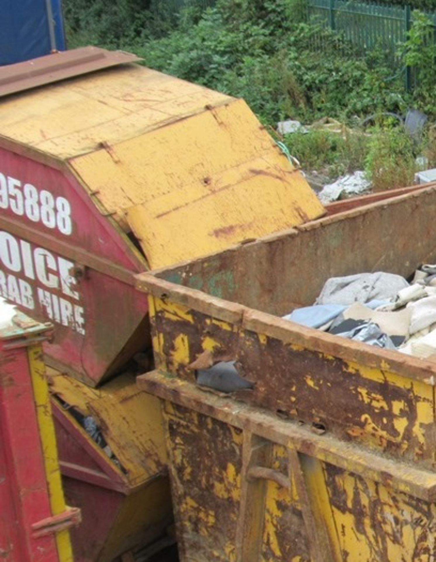 2 – Enclosed skips (Located at Glenfield Storage S