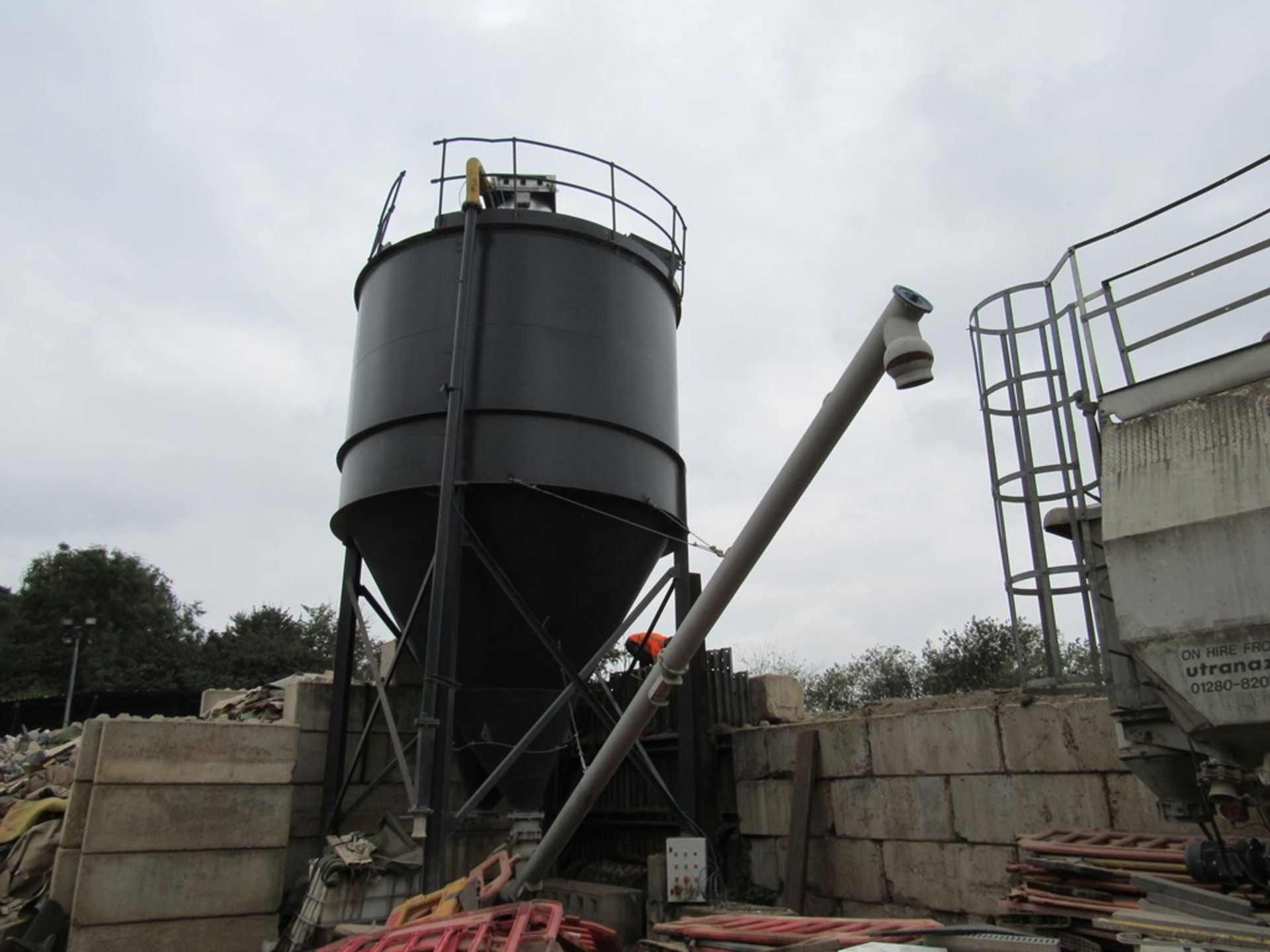 Cement Silo, with Plant Tek Electrical Control Sys - Image 3 of 8