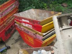 4 – Various skips (Not all skips in photo are 1st
