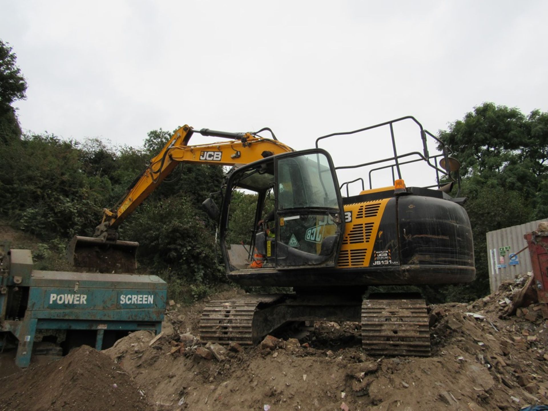 JCB JS131LC+ 360° tracked excavator, year 2018, PI