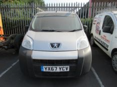 Peugeot Bipper SHDI Panel Van YX67 YCV