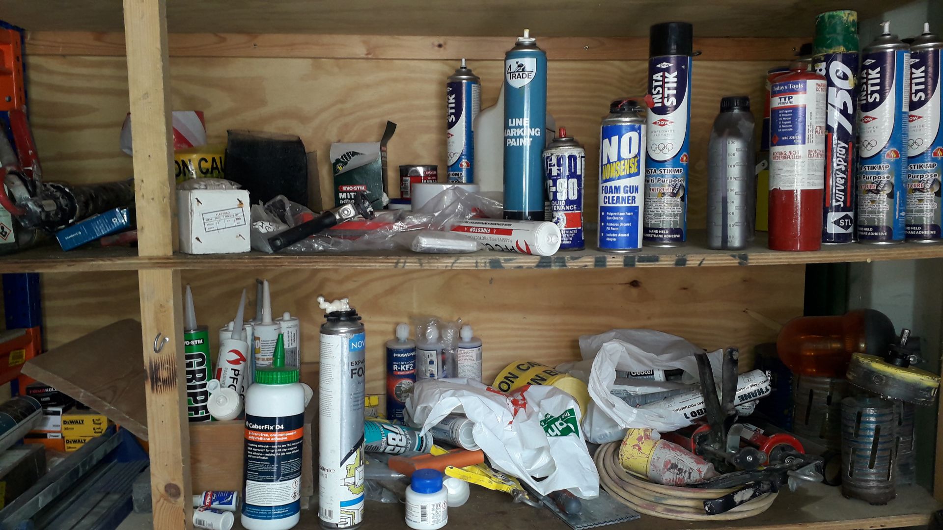 Small Quantity of Part Used Adhesives, Lubricants,