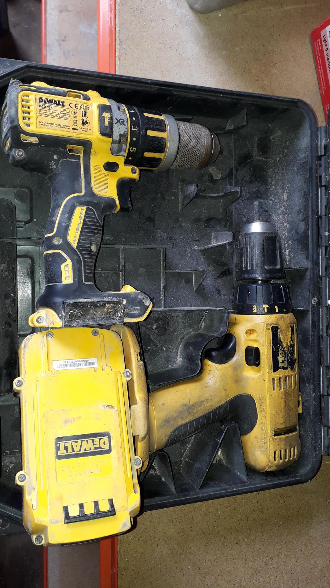 2 Cordless DeWalt Drills. (Located at 30-36 Fisher